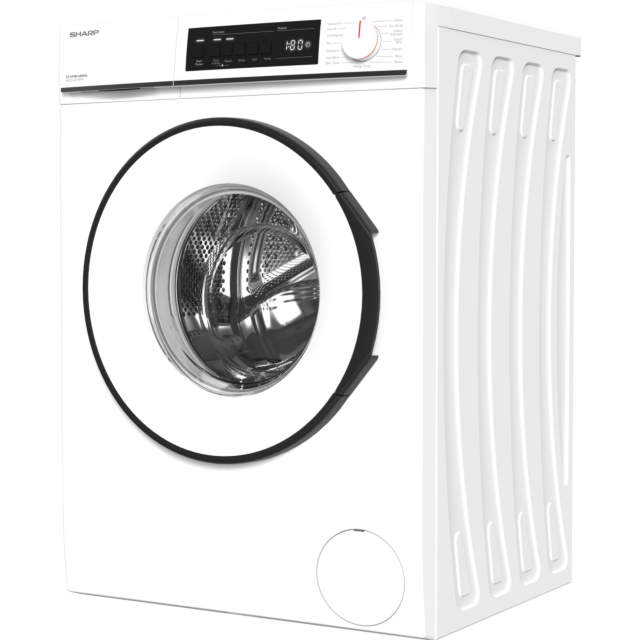 Sharp ES_NFB814BWNA 8kg 1400 Spin Washing Machine - White
